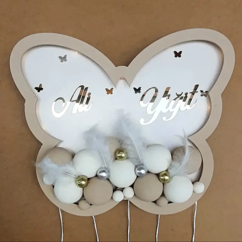 KAPI SÜSÜ KELEBEK KREM