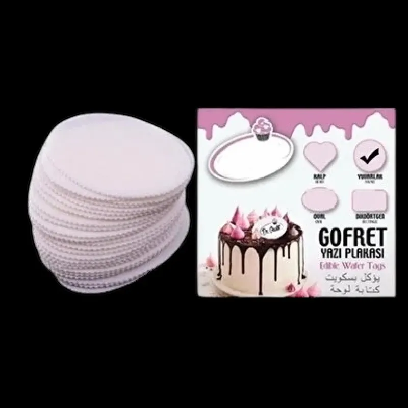YAZI GOFRET YUVARLAK 