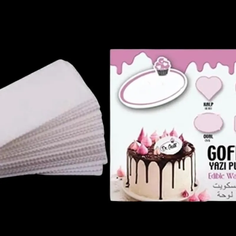 YAZI GOFRET DİKDÖRTGEN 