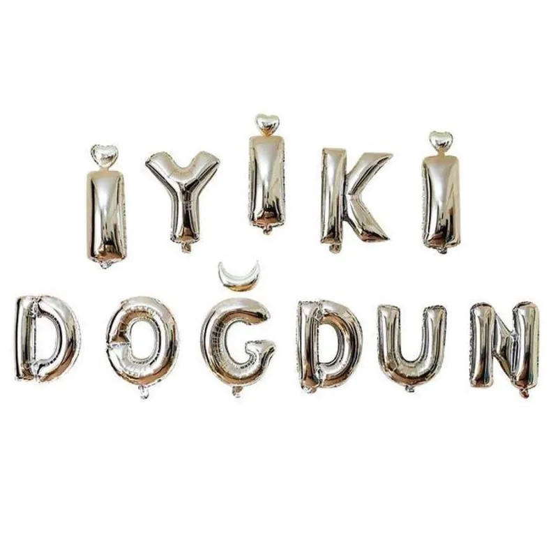 İYİKİ DOĞDUN GÜMÜŞ SET BALON