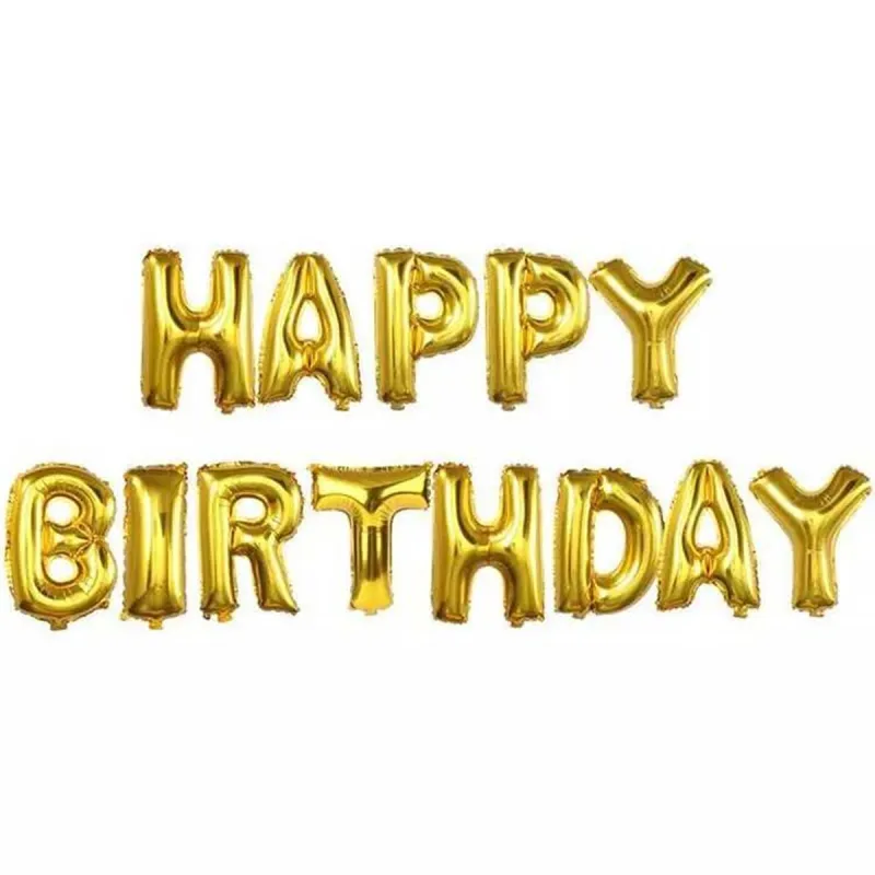 HAPPY BİRTHDAY GOLD SET BALON
