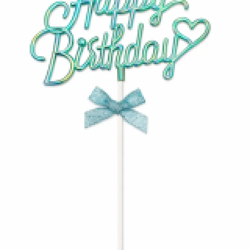 PASTA ÜSTÜ MİKA HAPPY BIRTHDAY MAVİ