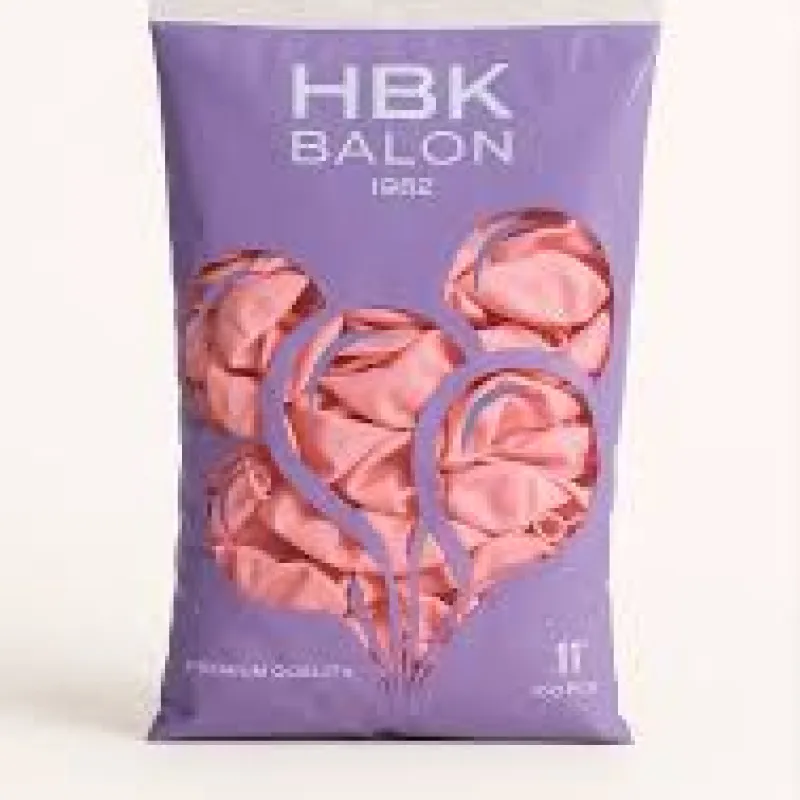 BALON 100LÜ HBK BEBE PEMBE